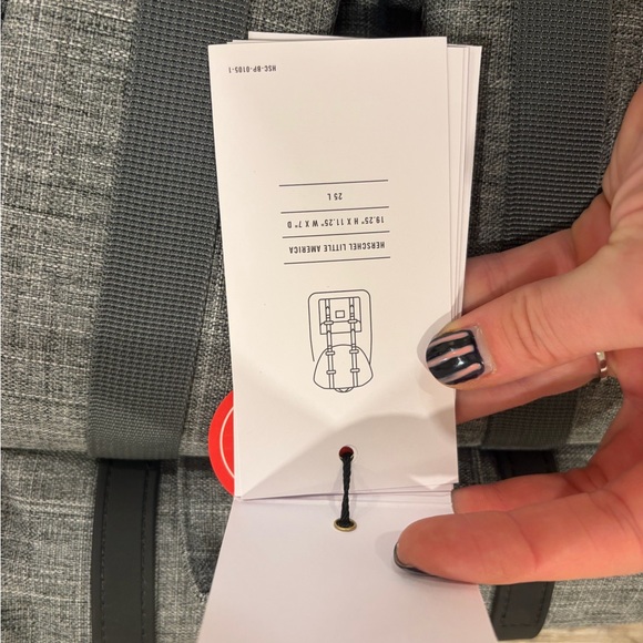 Herschel Supply Company Black and Gray Backpack - Picture 3 of 3